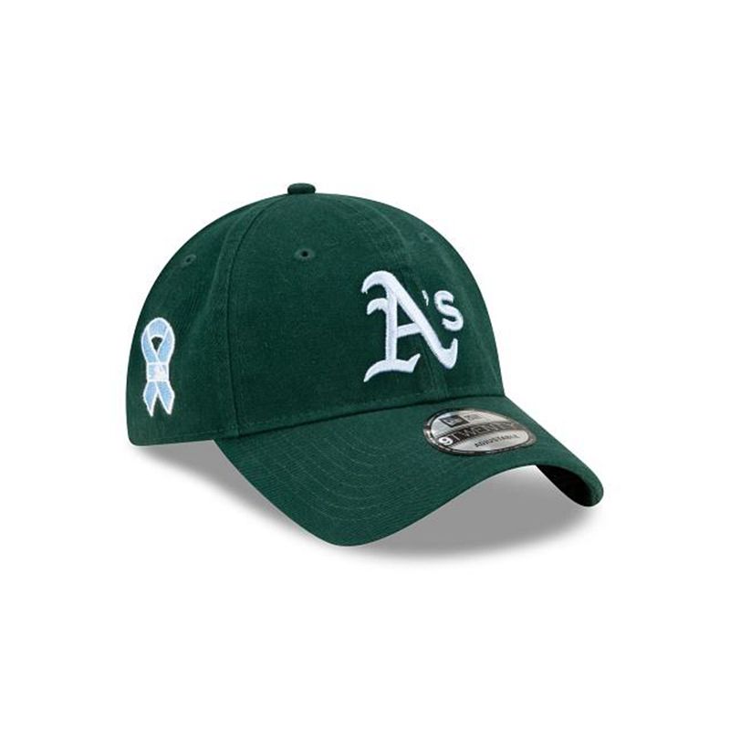 MLB Oakland Athletics Father's Day 9Twenty Adjustable (GMU0080) - Green New Era Caps